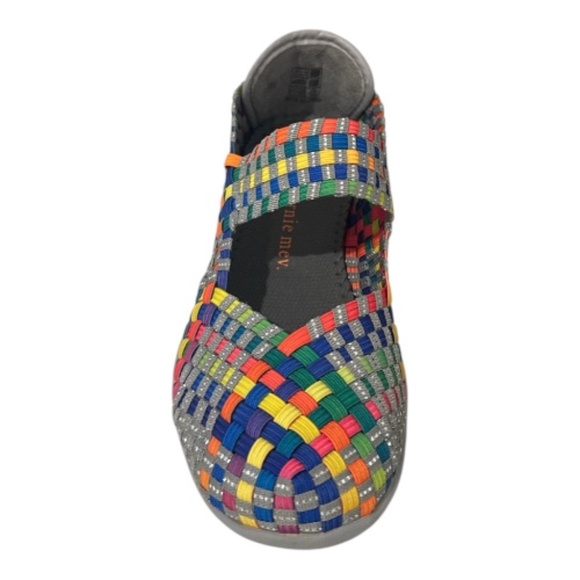 Bernie Mev Women’s Multi Woven Slip-On Comfort Strech lightweight Shoe  - NWB - Picture 4 of 6